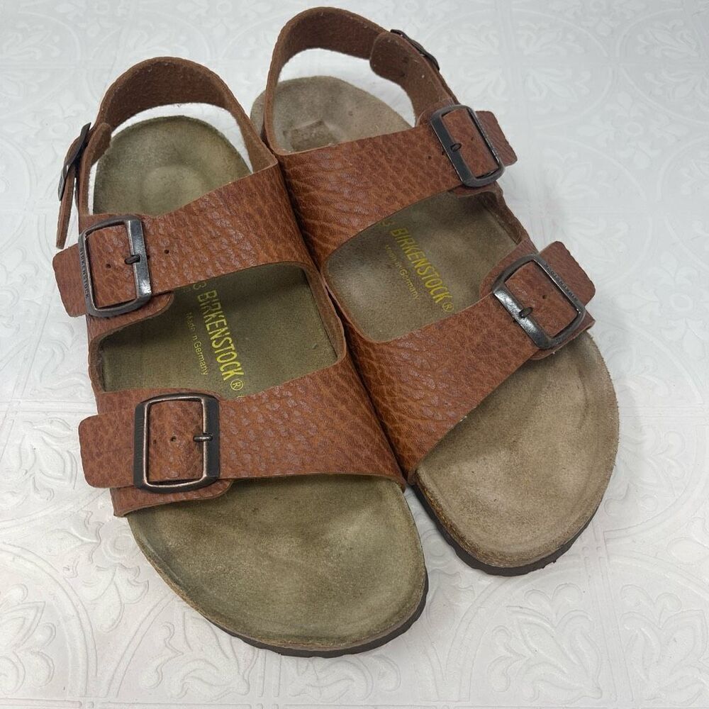 Birkenstock Brown Milano Slingback Sandals Size 43